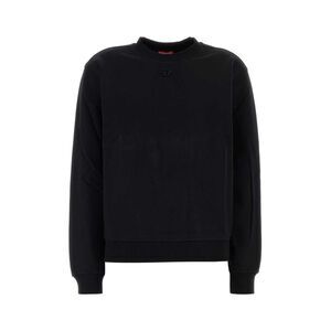 Diesel Women Black Cotton Sweatshirt